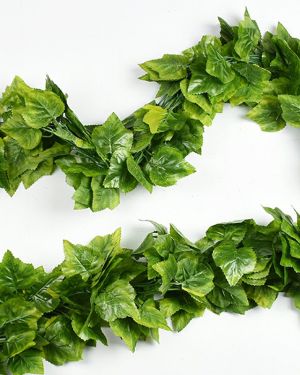 Parthenocissus Leaves Artificial Hanging Plants Faux Greenery Vines Fake Garland