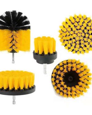 5 x Drill Attachment Cleaning Brush Set Power Scrub for Home Car Tile Bathroom